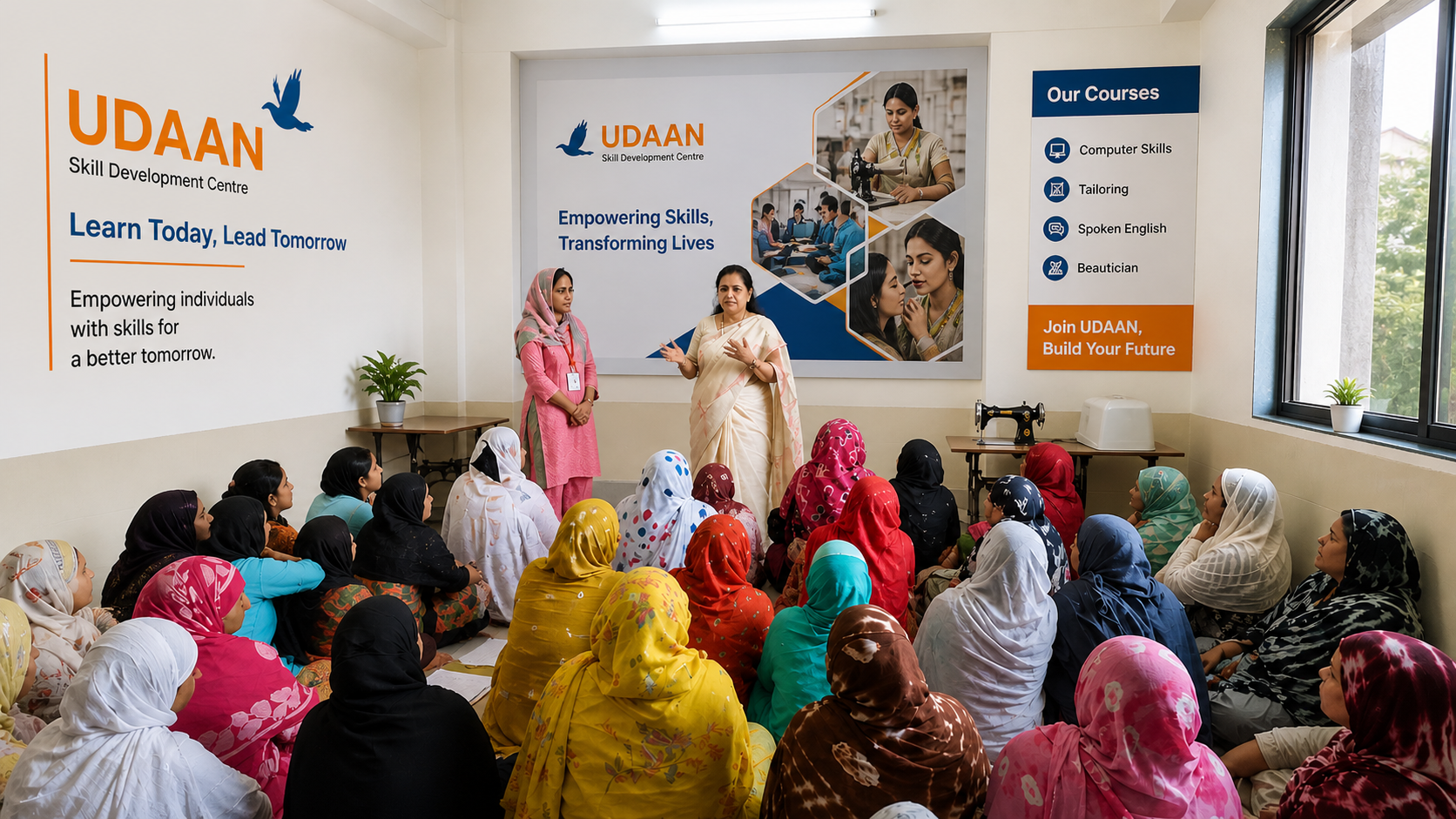 Udaan students learning
